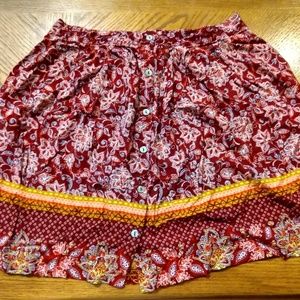 Buttoned Xhilaration skirt